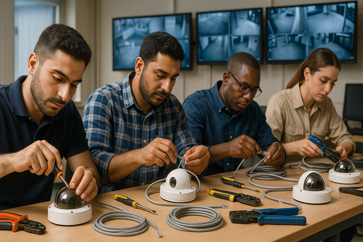 مركز اسكندريه للتدريب على كاميرات المراقبة